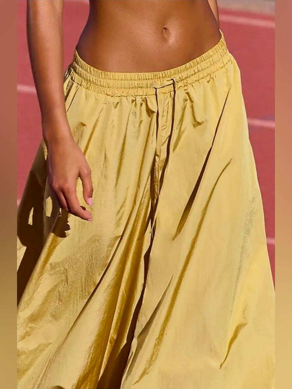 Anthropologie Yellow Balloon Drawstring Joggers 💛 - Picture 4 of 5